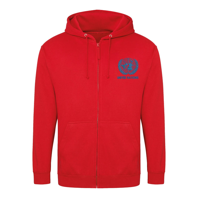 United Nations Zipped Hoodie