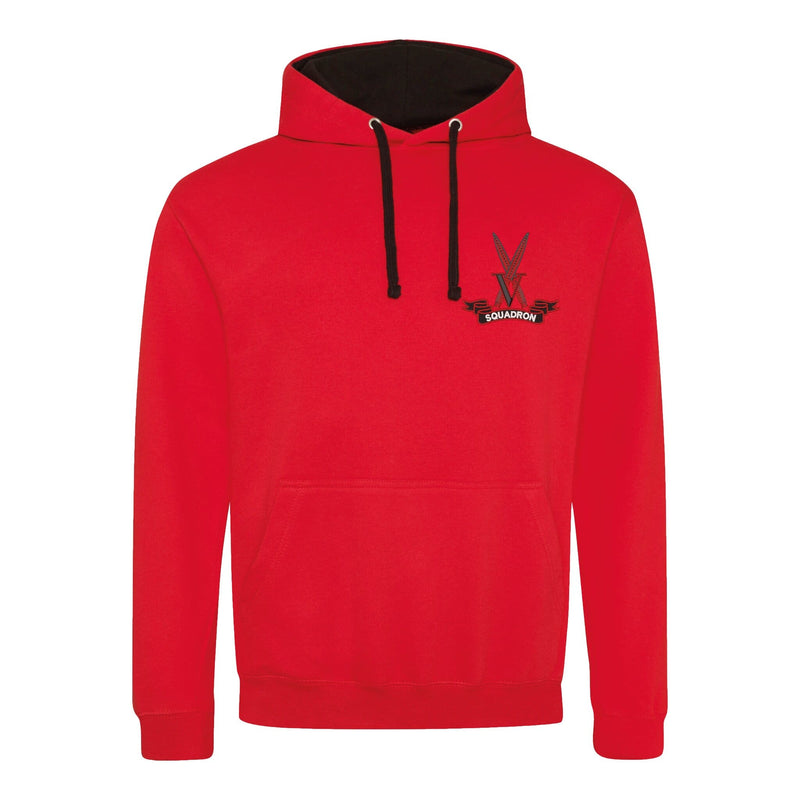 V Squadron Varsity Contrast Hoodie