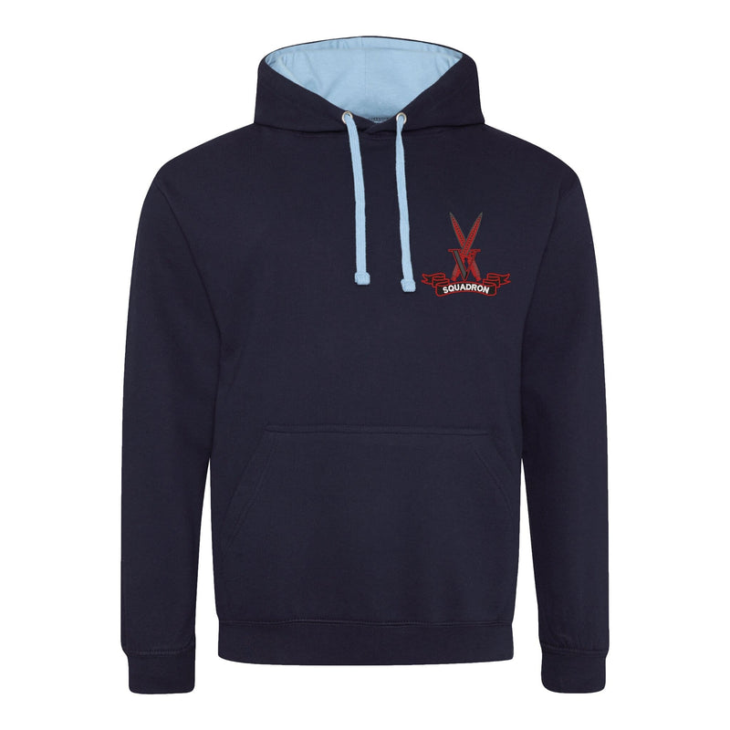 V Squadron Varsity Contrast Hoodie