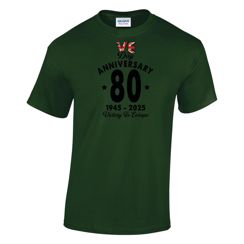 VE-Day 80th Anniversary Printed T-Shirt