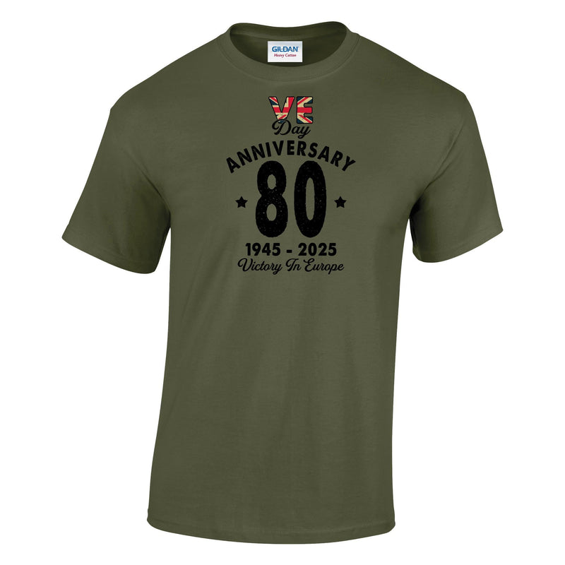 VE-Day 80th Anniversary Printed T-Shirt
