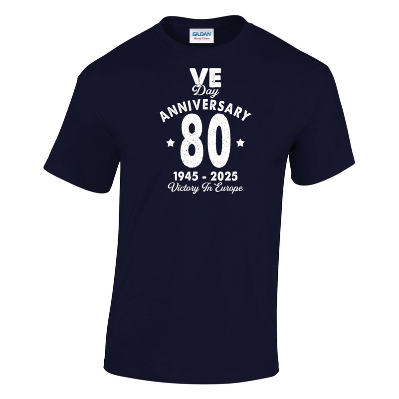 VE-Day 80th Anniversary Printed T-Shirt