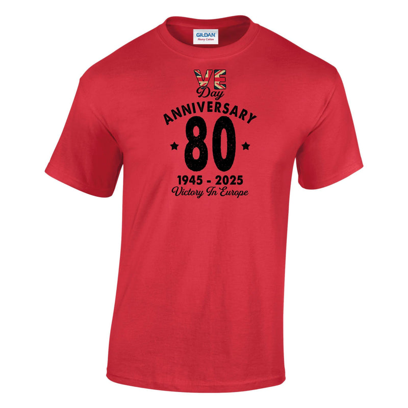 VE-Day 80th Anniversary Printed T-Shirt