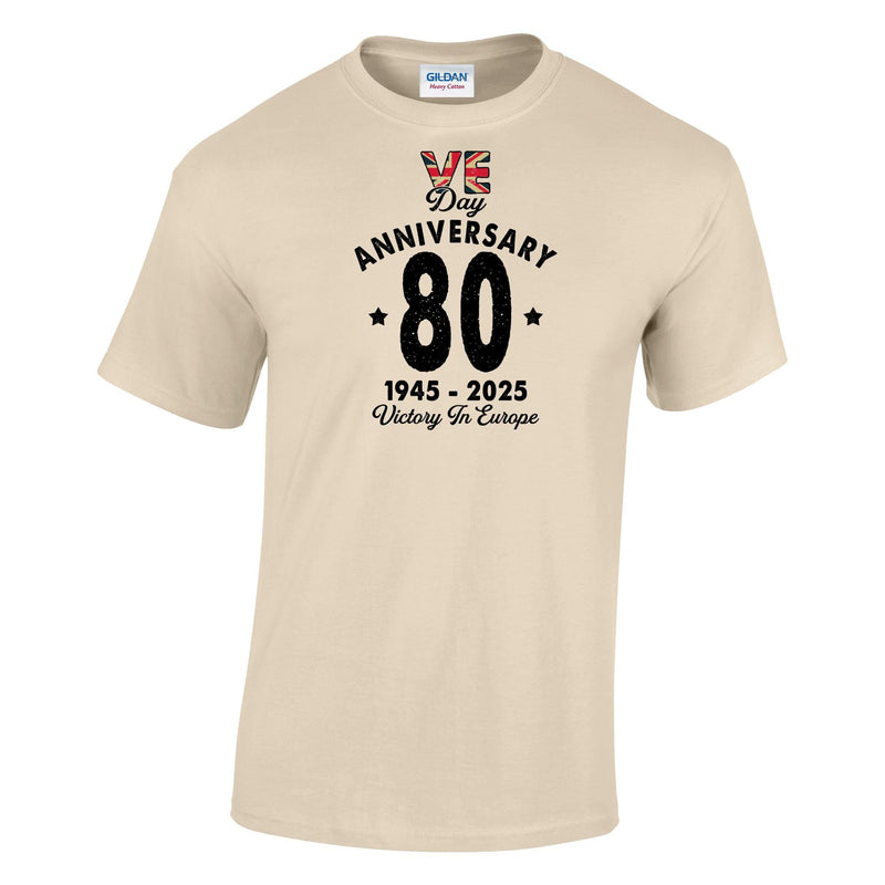 VE-Day 80th Anniversary Printed T-Shirt