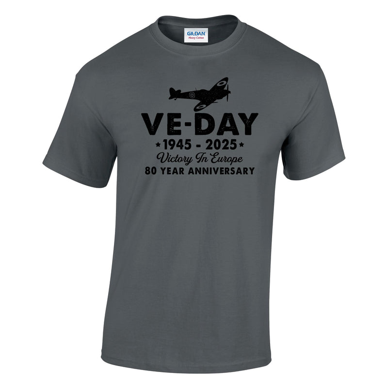 VE-Day Spitfire Printed T-Shirt