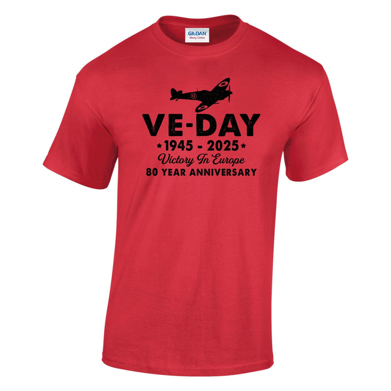 VE-Day Spitfire Printed T-Shirt