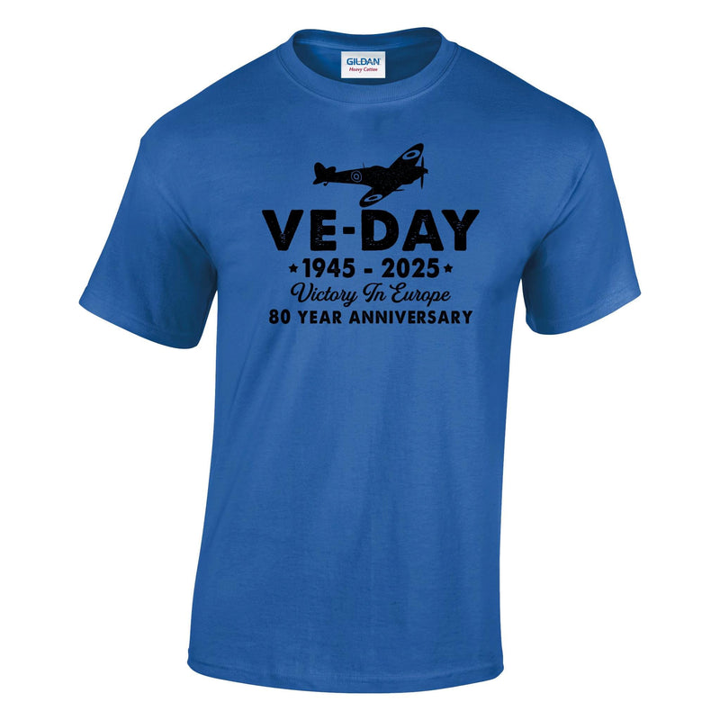 VE-Day Spitfire Printed T-Shirt