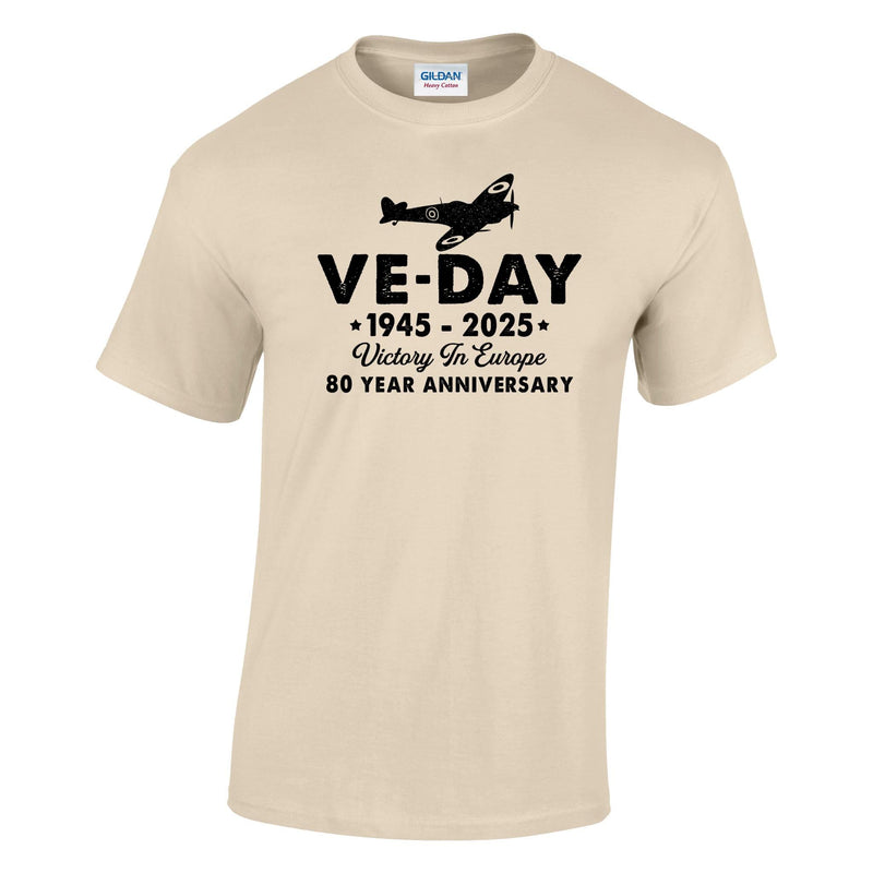 VE-Day Spitfire Printed T-Shirt
