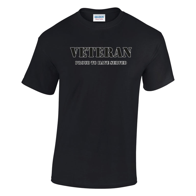 Veteran Printed T-Shirt