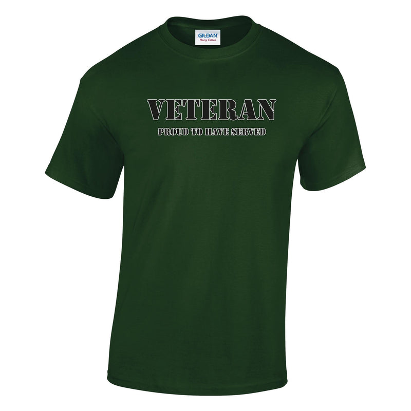 Veteran Printed T-Shirt
