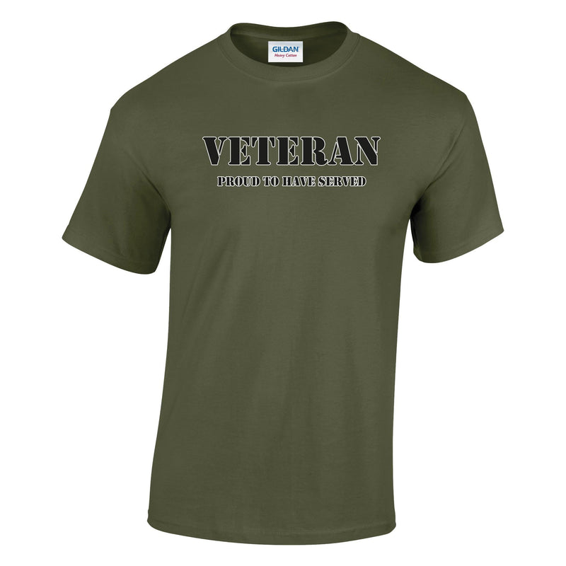 Veteran Printed T-Shirt