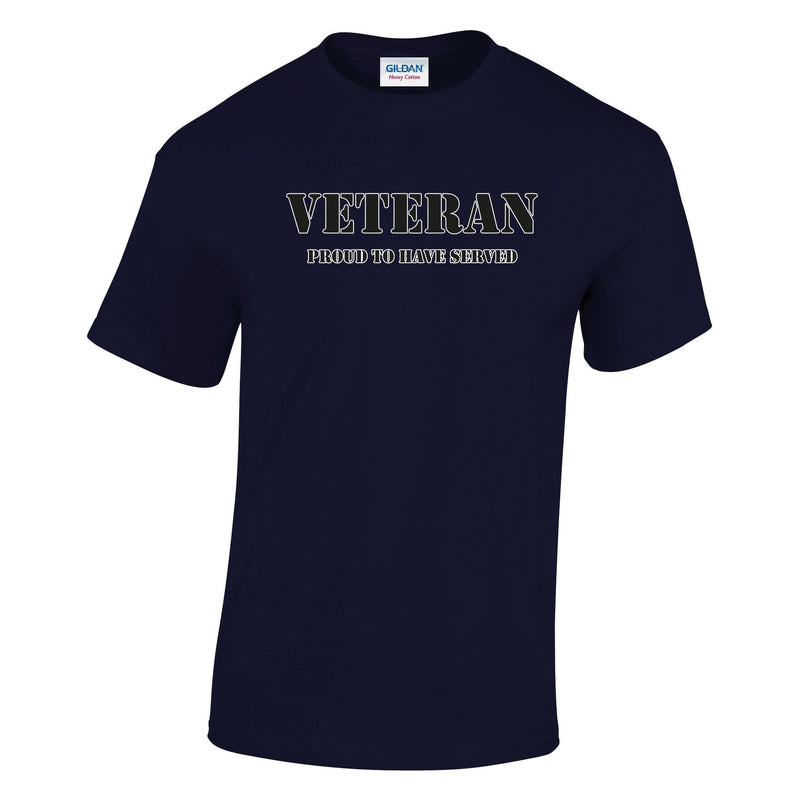Veteran Printed T-Shirt