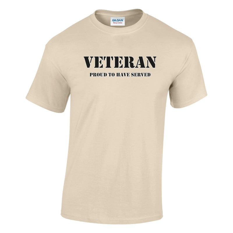 Veteran Printed T-Shirt