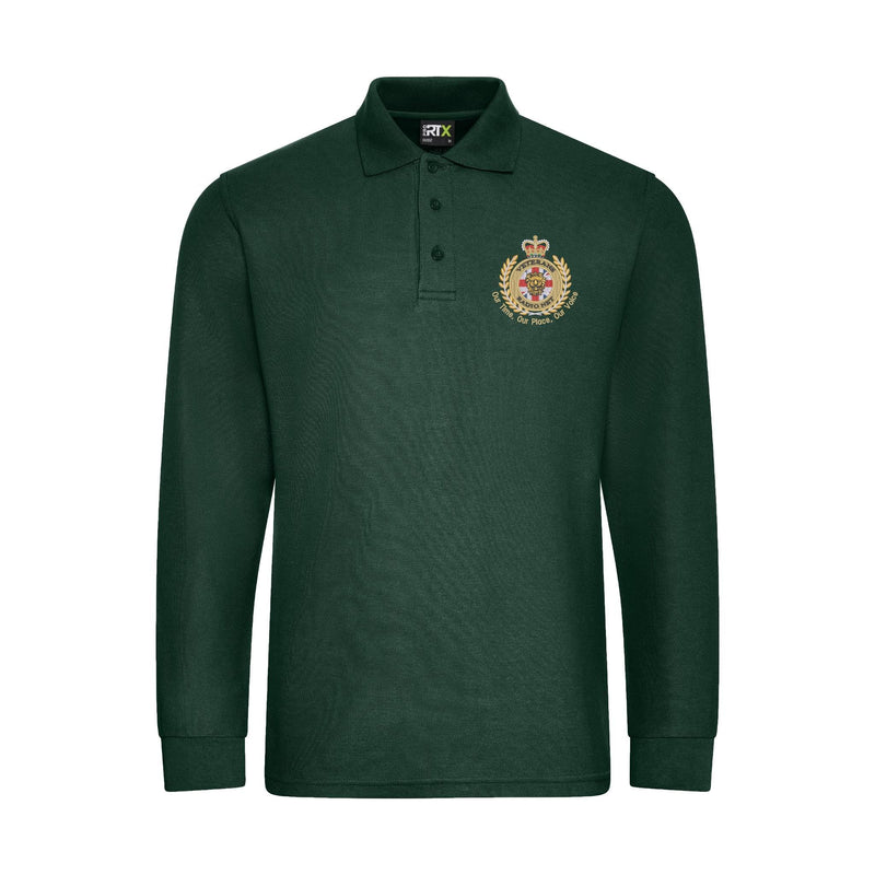 Veterans Radio Net Long Sleeve Polo Shirt