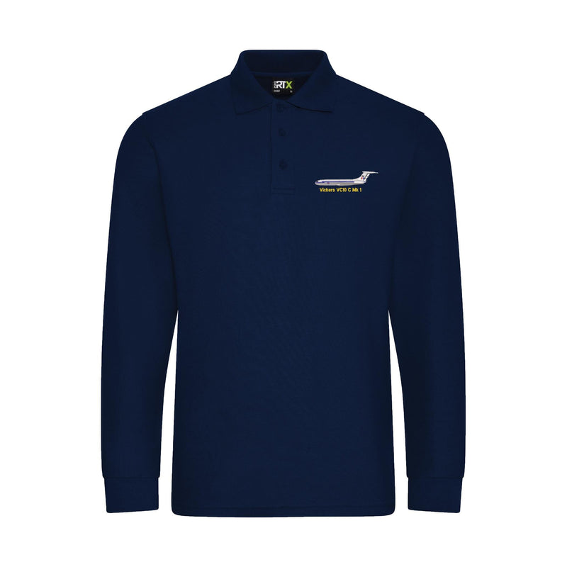 Royal Air Force - Vickers VC10 C MK 1 Long Sleeve Polo Shirt