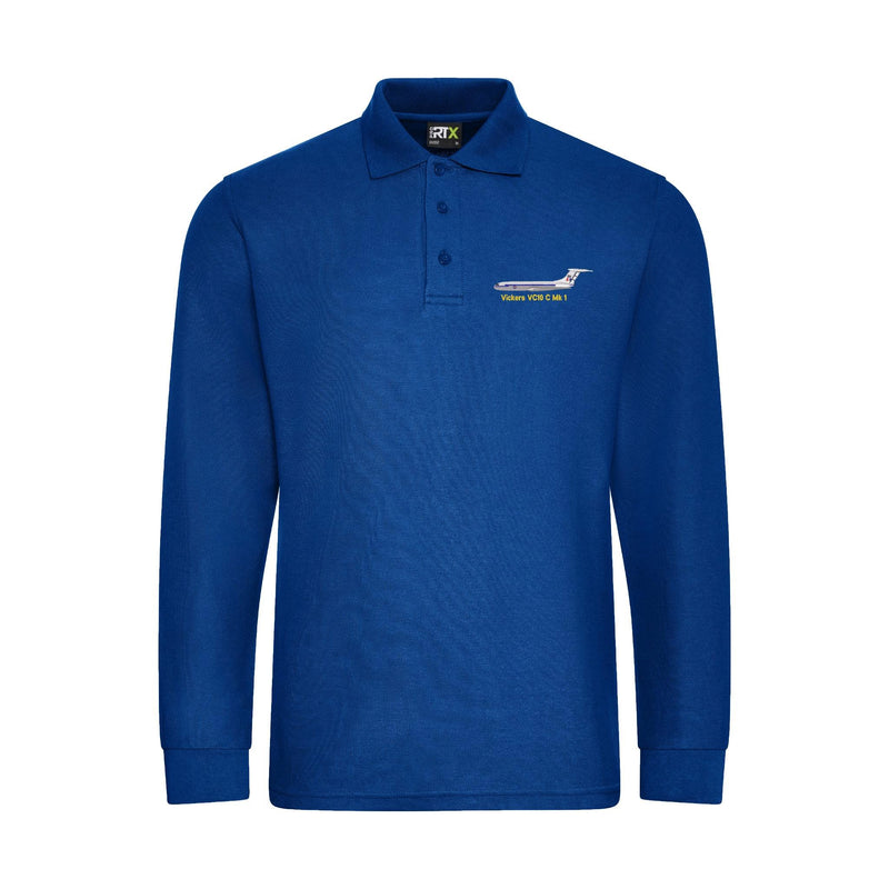 Royal Air Force - Vickers VC10 C MK 1 Long Sleeve Polo Shirt