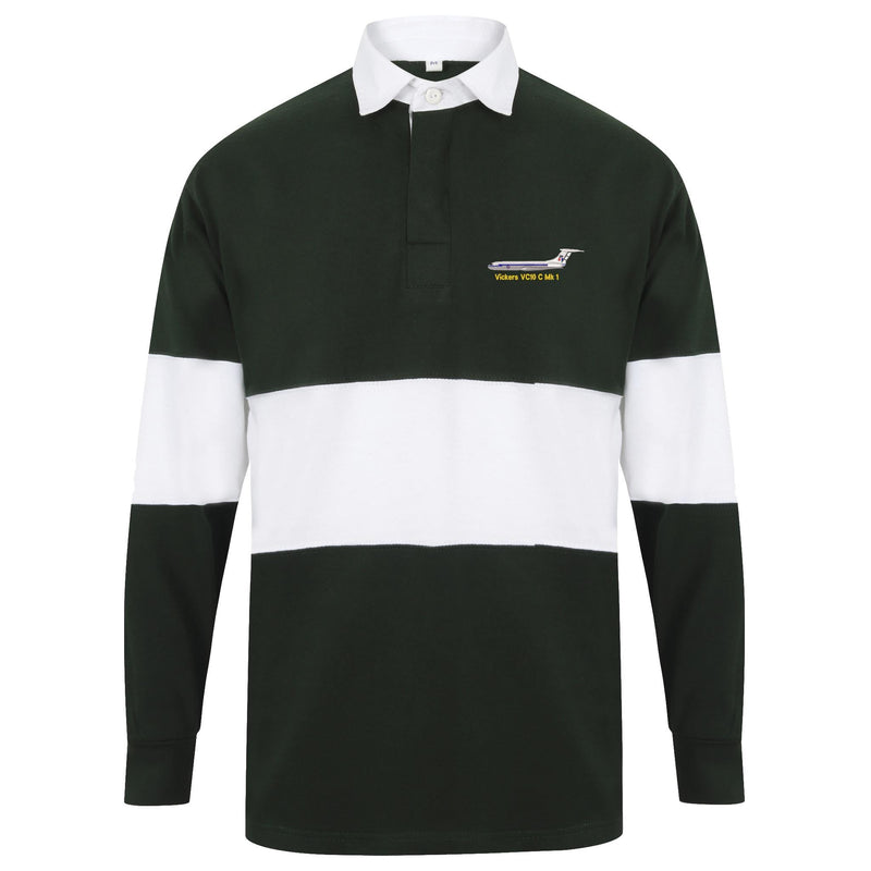 Royal Air Force - Vickers VC10 C MK 1 Front Row Long Sleeve Panelled Rugby Shirt