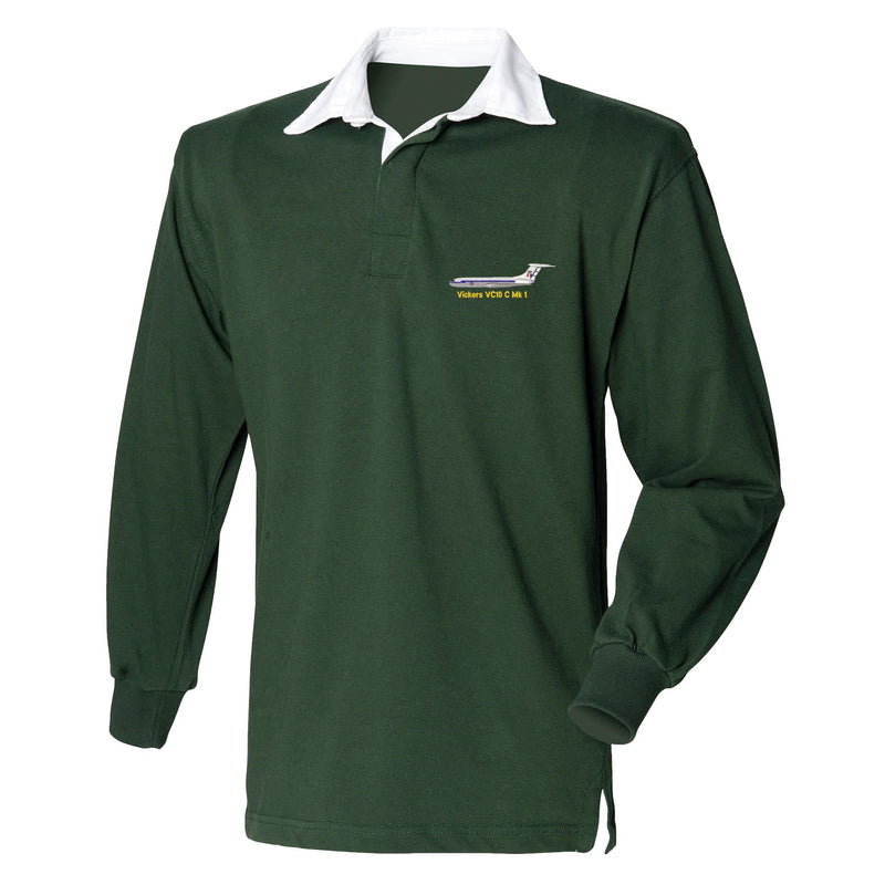 Royal Air Force - Vickers VC10 C MK 1 Front Row Long Sleeve Rugby Shirt