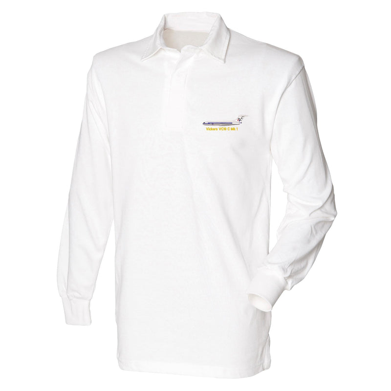 Royal Air Force - Vickers VC10 C MK 1 Front Row Long Sleeve Rugby Shirt
