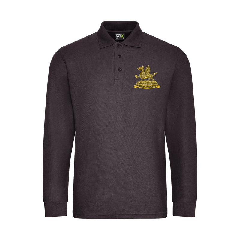 Wales Universities Officers' Training Corps Long Sleeve Polo Shirt
