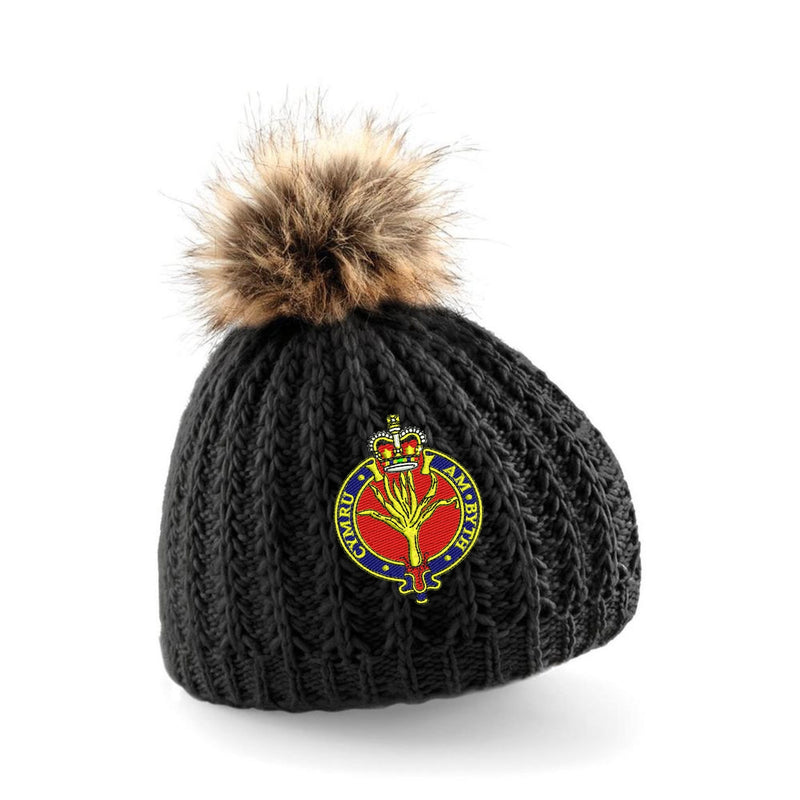 Welsh Guards Pom Pom Beanie Hat