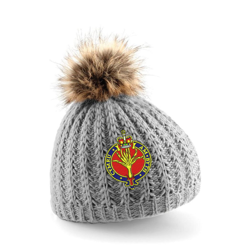 Welsh Guards Pom Pom Beanie Hat