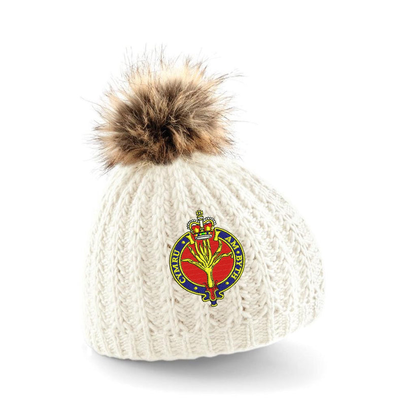 Welsh Guards Pom Pom Beanie Hat