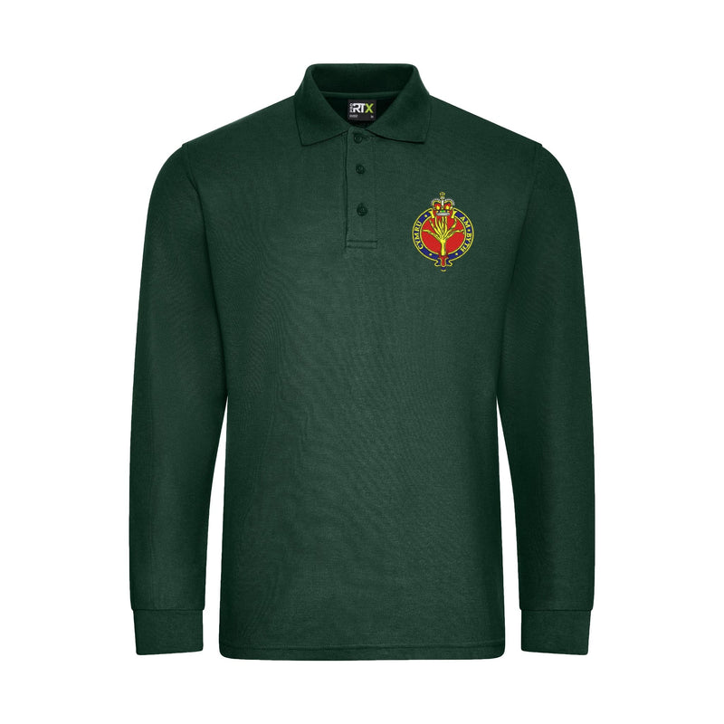 Welsh Guards Long Sleeve Polo Shirt