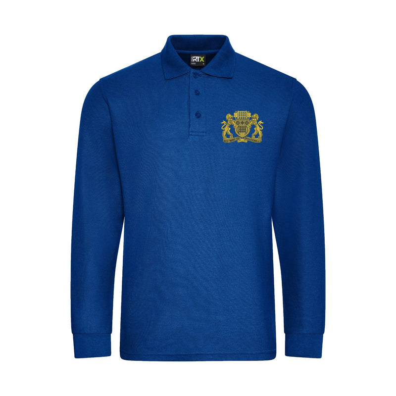 Westminster Dragoons Long Sleeve Polo Shirt