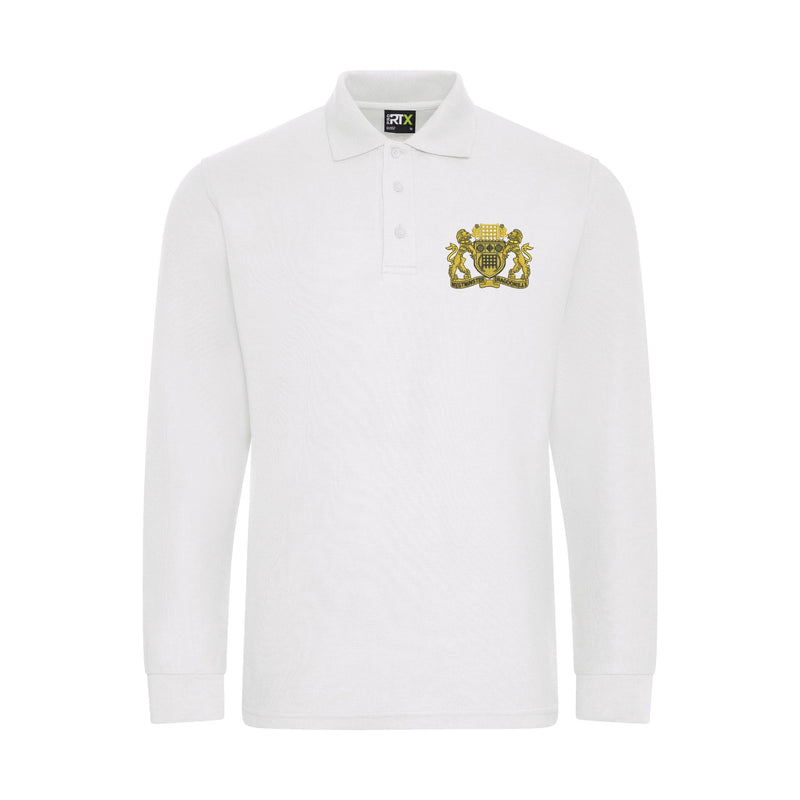 Westminster Dragoons Long Sleeve Polo Shirt