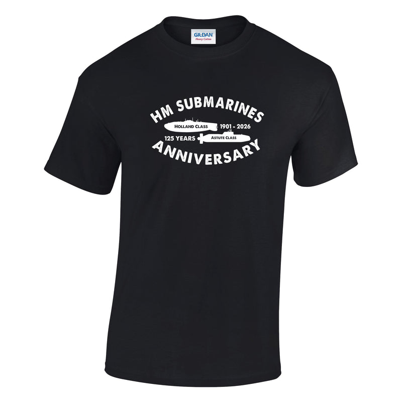 Navy Submariner 125th - Submarine Classes Printed T-Shirt