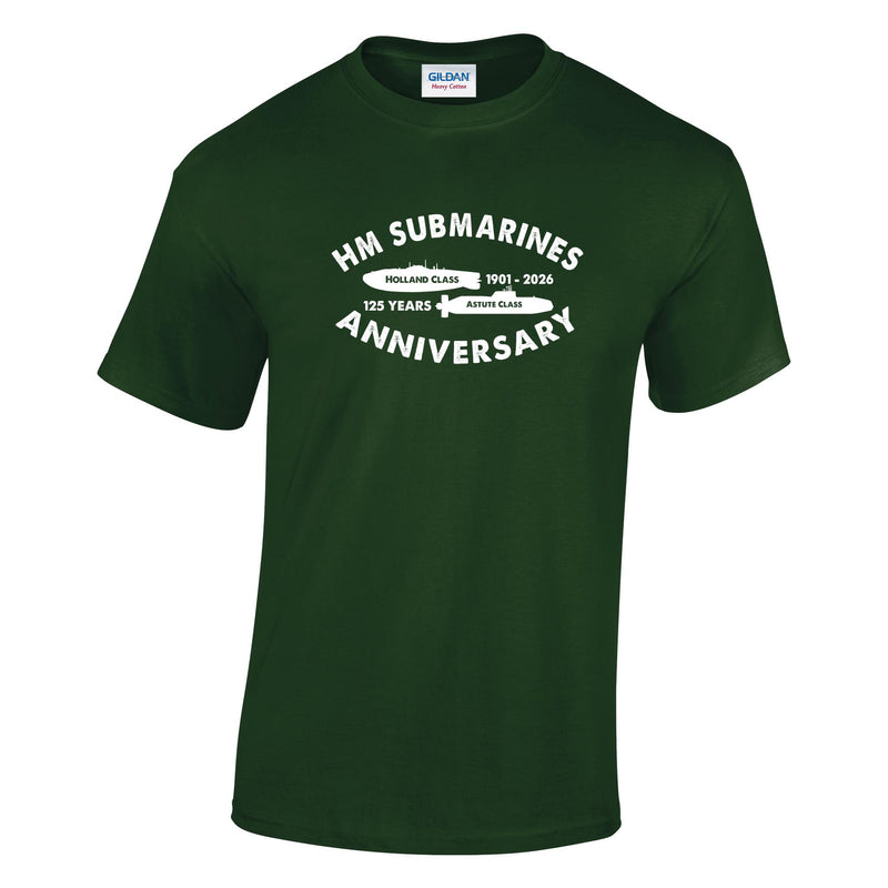 Navy Submariner 125th - Submarine Classes Printed T-Shirt