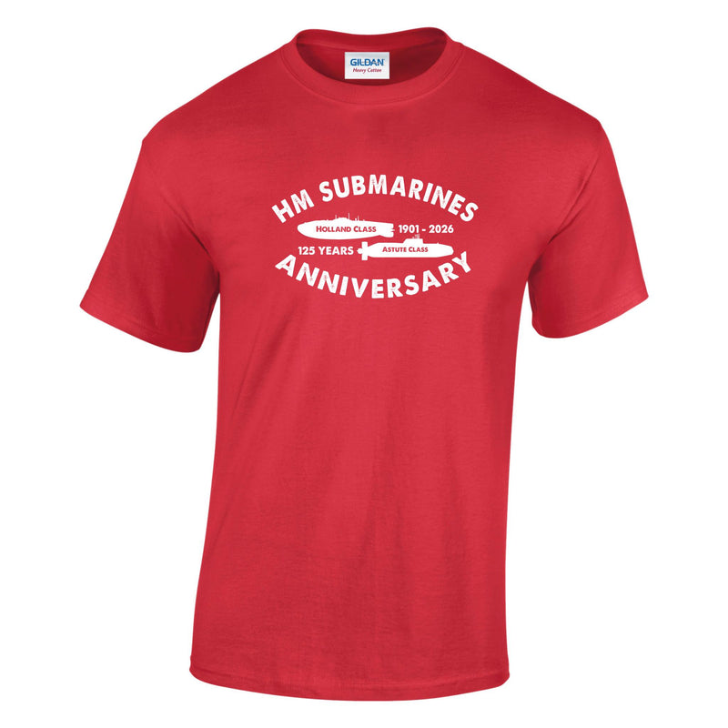 Navy Submariner 125th - Submarine Classes Printed T-Shirt