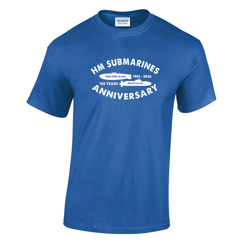 Navy Submariner 125th - Submarine Classes Printed T-Shirt