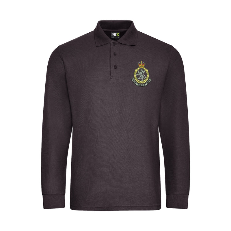 Women's Royal Army Corps Long Sleeve Polo Shirt