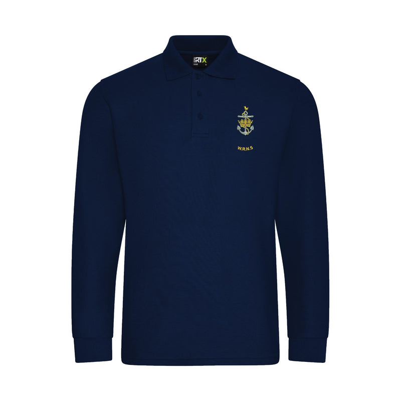 Women's Royal Naval Service (WRNS) Long Sleeve Polo Shirt