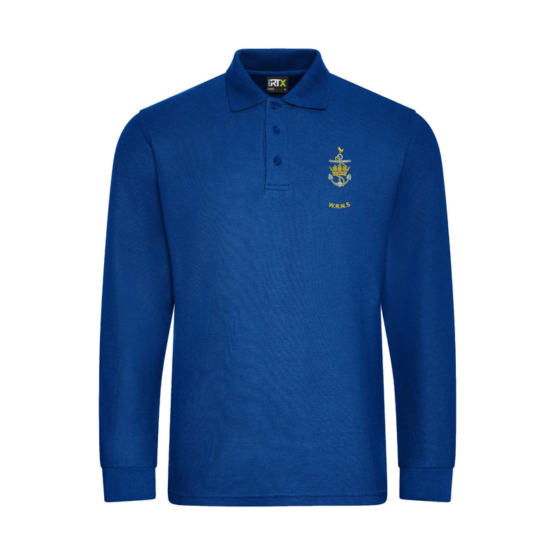 Women's Royal Naval Service (WRNS) Long Sleeve Polo Shirt