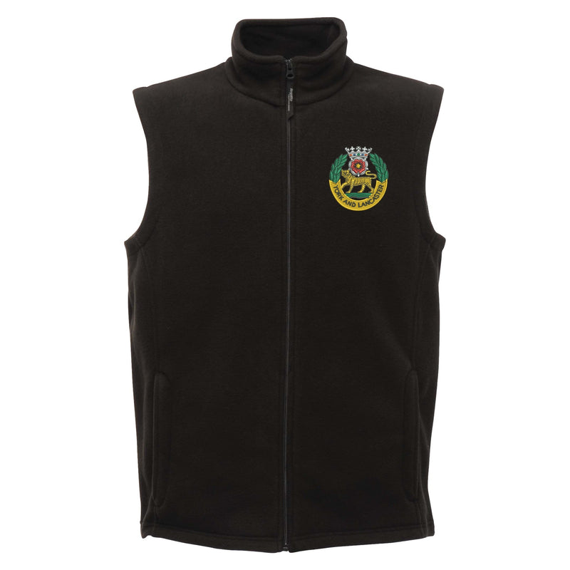 York and Lancaster Regiment Regatta Fleece Bodywarmer