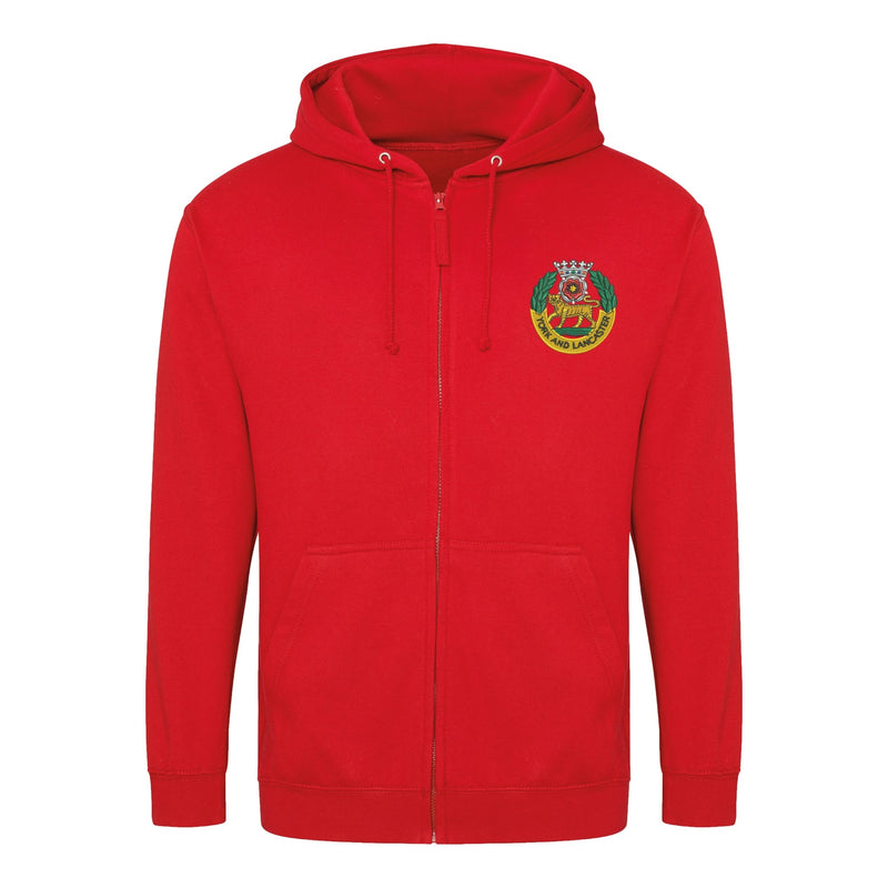 York and Lancaster Regiment Zipped Hoodie