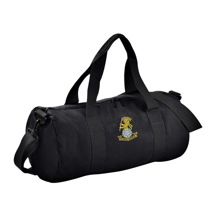Yorkshire Regiment Barrel Bag