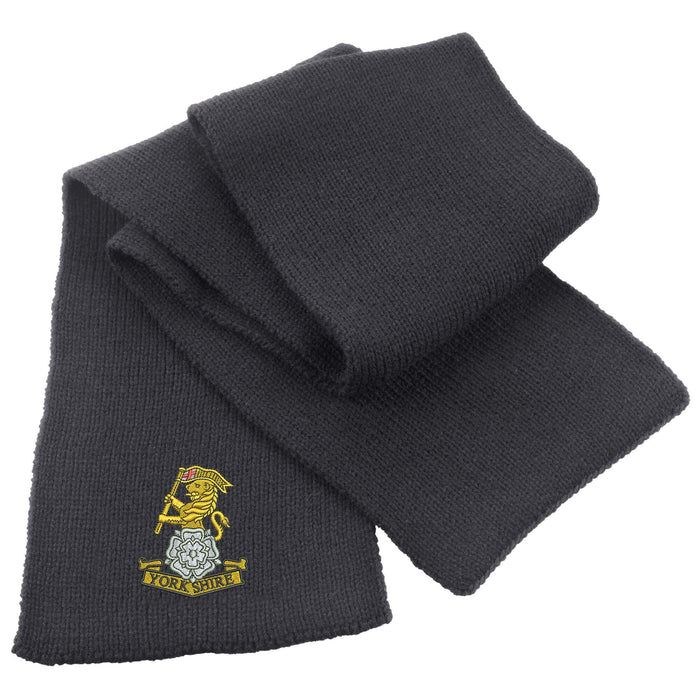 Yorkshire Regiment Heavy Knit Scarf