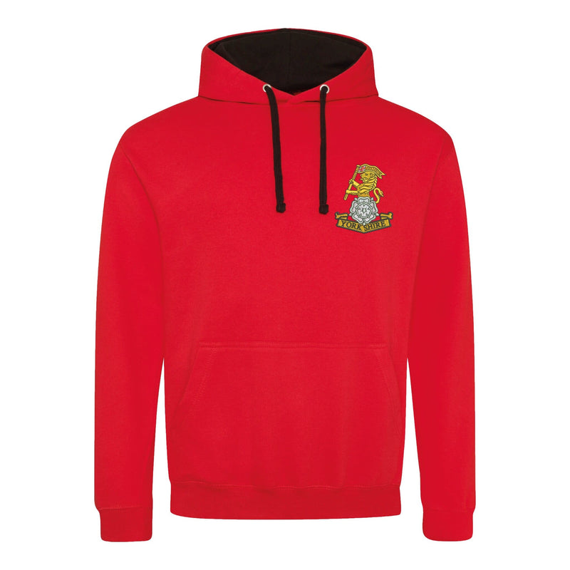 Yorkshire Regiment Varsity Contrast Hoodie