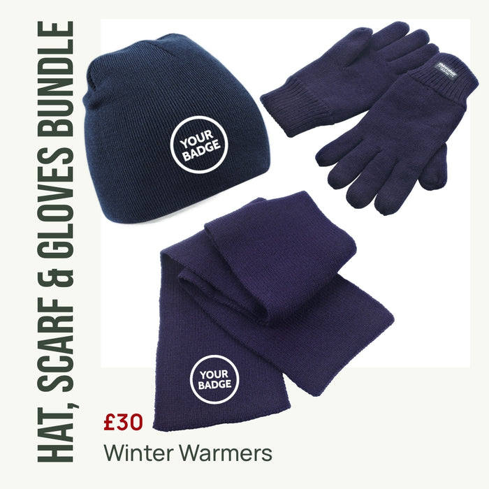Hat, Scarf and Gloves Bundle