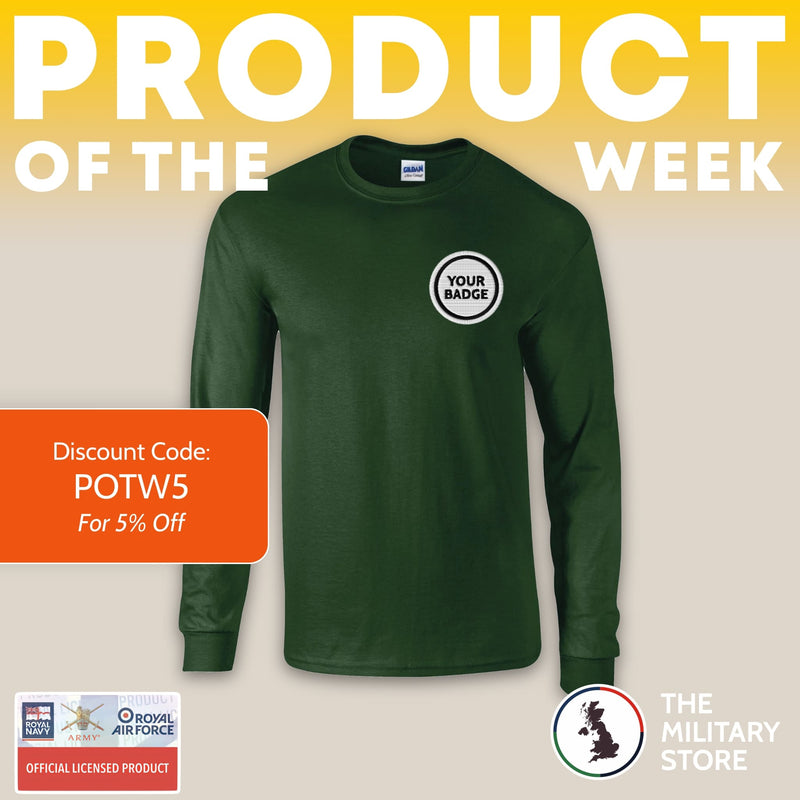 British Armed Forces embroidered Long Sleeve T-Shirts