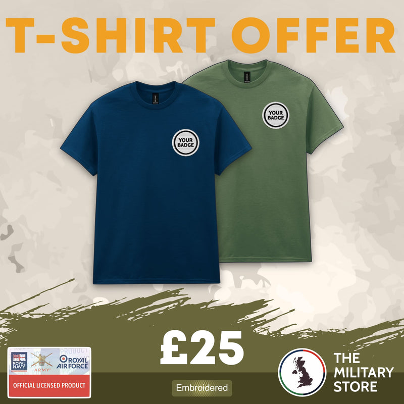 Summer Special Offer: 2 Embroidered T-Shirts - For £25 Save £6.90