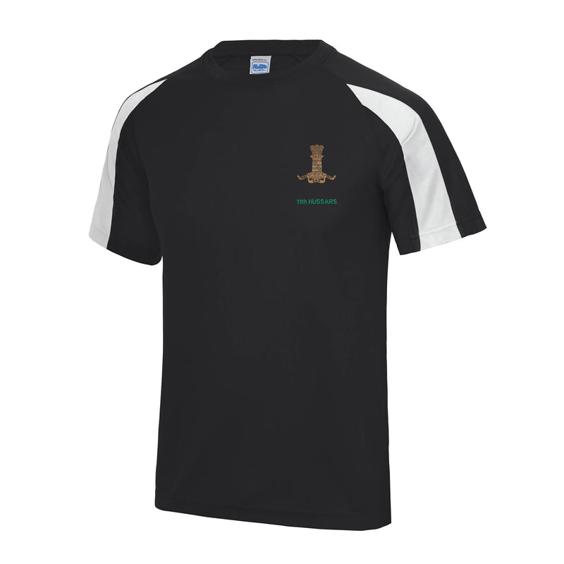 11th Hussars Contrast Polyester T-Shirt