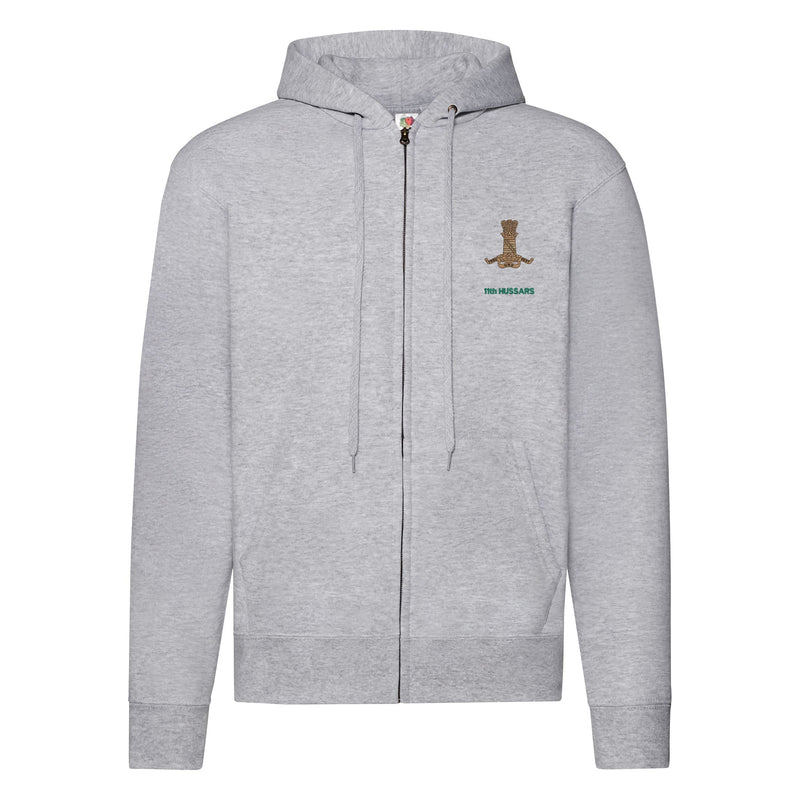 11th Hussars Zipped Hoodie