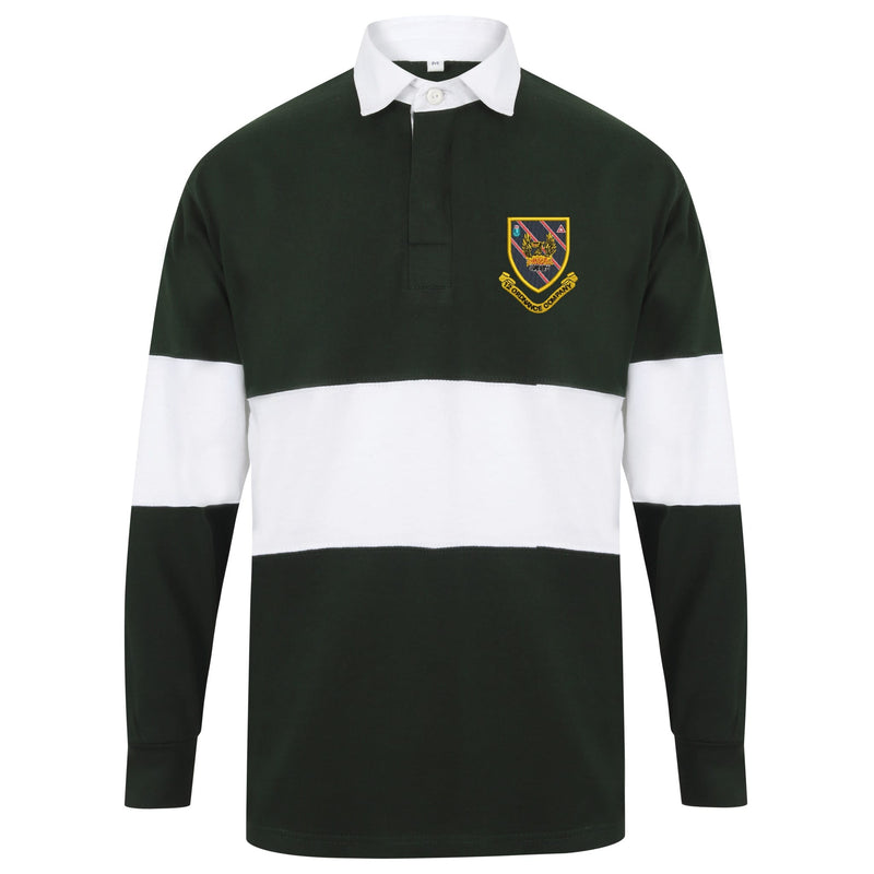 12 Ordnance Company Front Row Long Sleeve Panelled Rugby Shirt