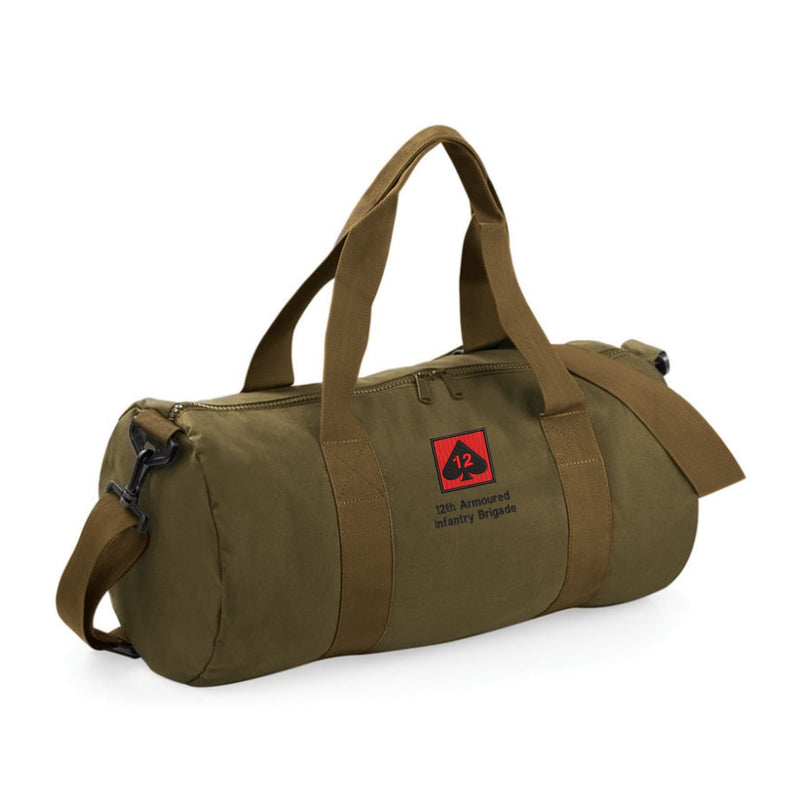 12th Armoured Infantry Brigade Barrel Bag