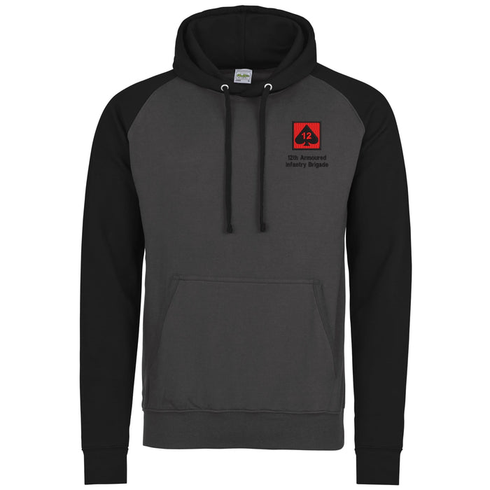 12th Armoured Infantry Brigade Contrast Hoodie